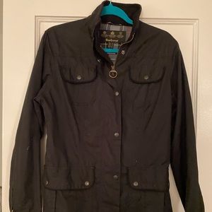 Woman’s Barbour Dene wax-finish jacket
